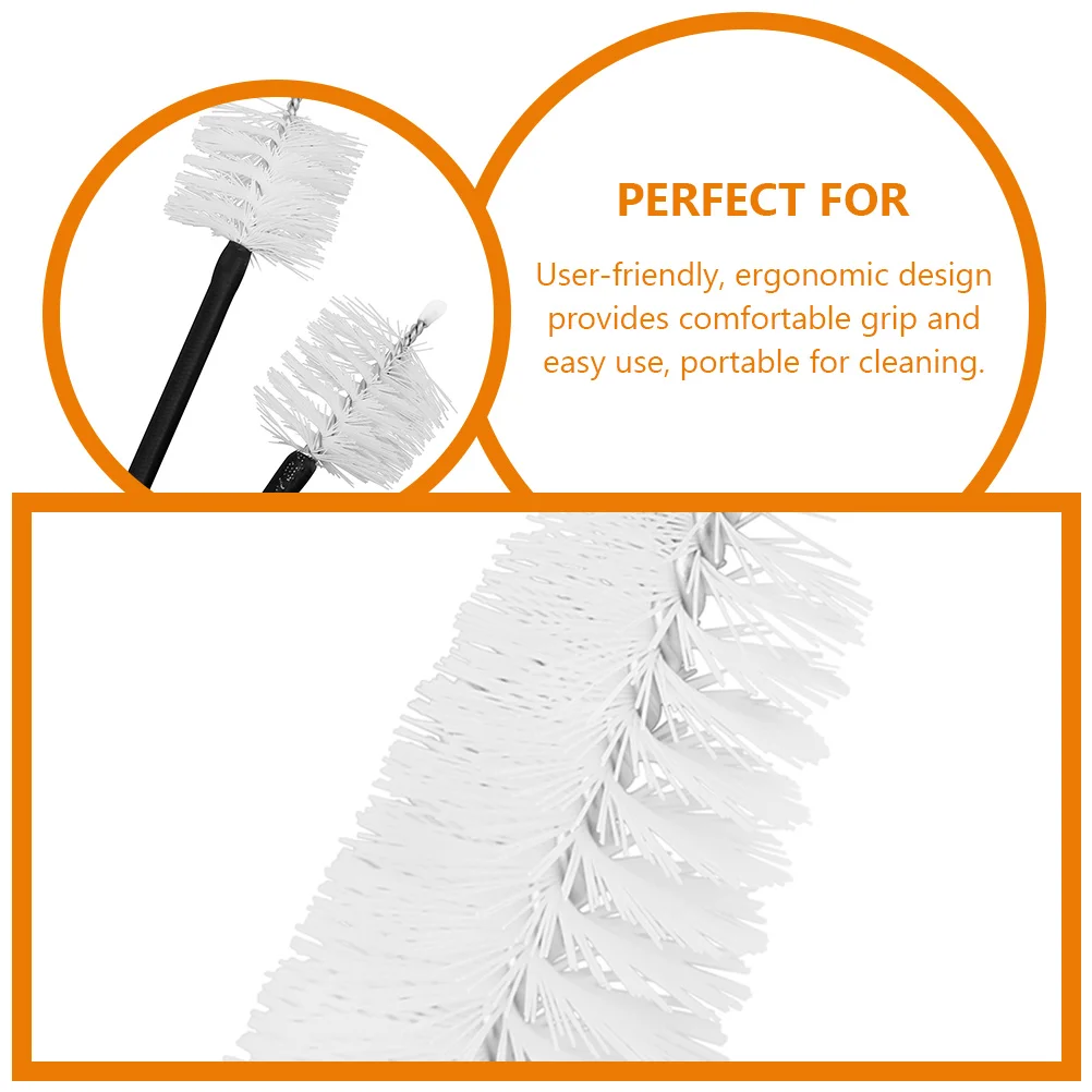 

3pcs Trumpet Cleaning Kit with White Valve Mouthpiece Brushes for Musical Instrument Care Maintenance Tools