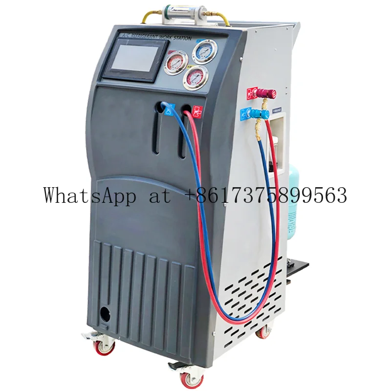 Full Automatic Refrigerant Recovery Machine  AC R134a High Quality Car AC Machine Flushing