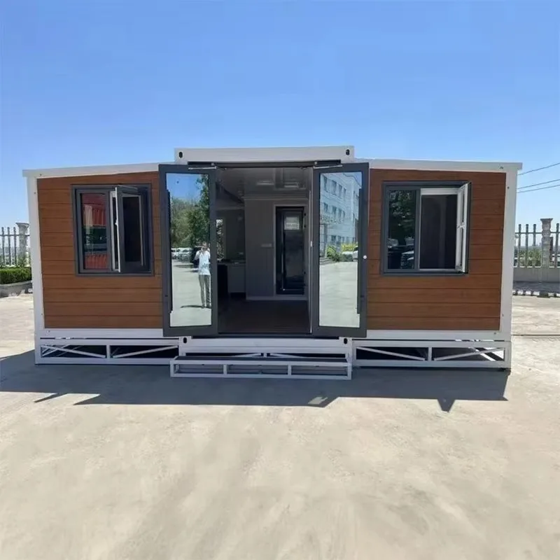 Double Wing Folding Room Container House Modular Container House Portable Prefabricated Housing Cabin Living Room