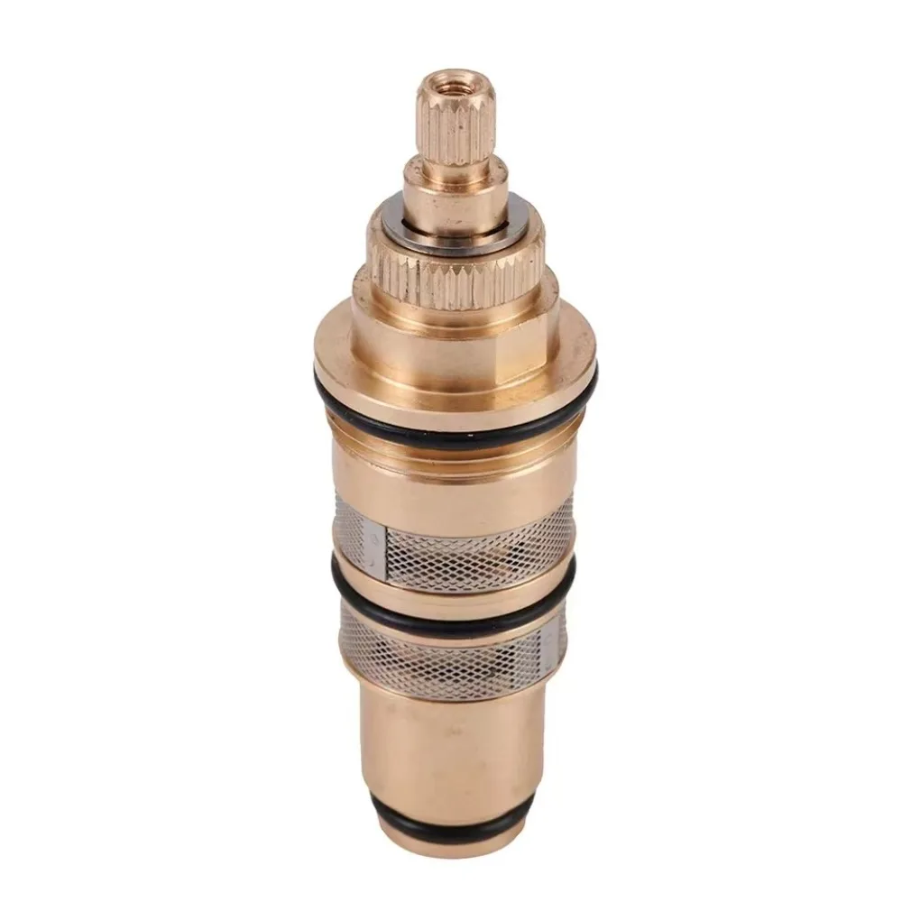 

Replacement Thermostatic Cartridge Shower Mixer Valve Bar Repair Kit Bathroom Water Temperature Control Faucet Cartridges Brass