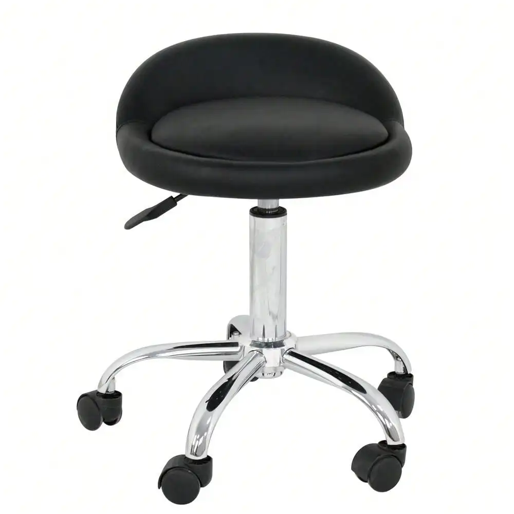 4 PCS Adjustable Hydraulic Rolling Swivel Salon Stools Chairs Tattoo Massage