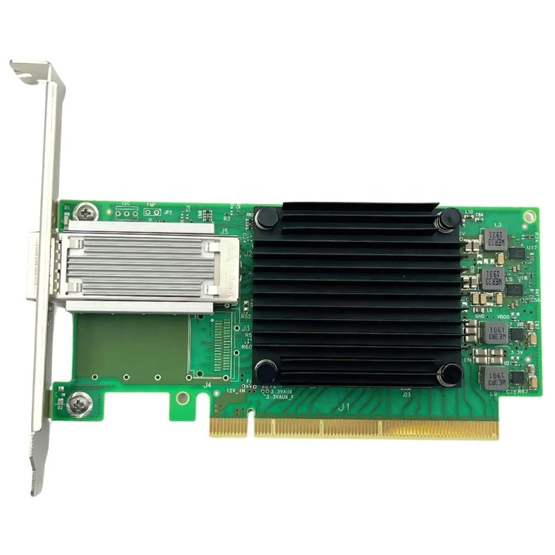 

Ethernet Network Interface Card PCIe 3.0 X16 Single Port 100GbE Ethernet Network Adapter Card ConnectX-5 EN MCX515A-CCAT