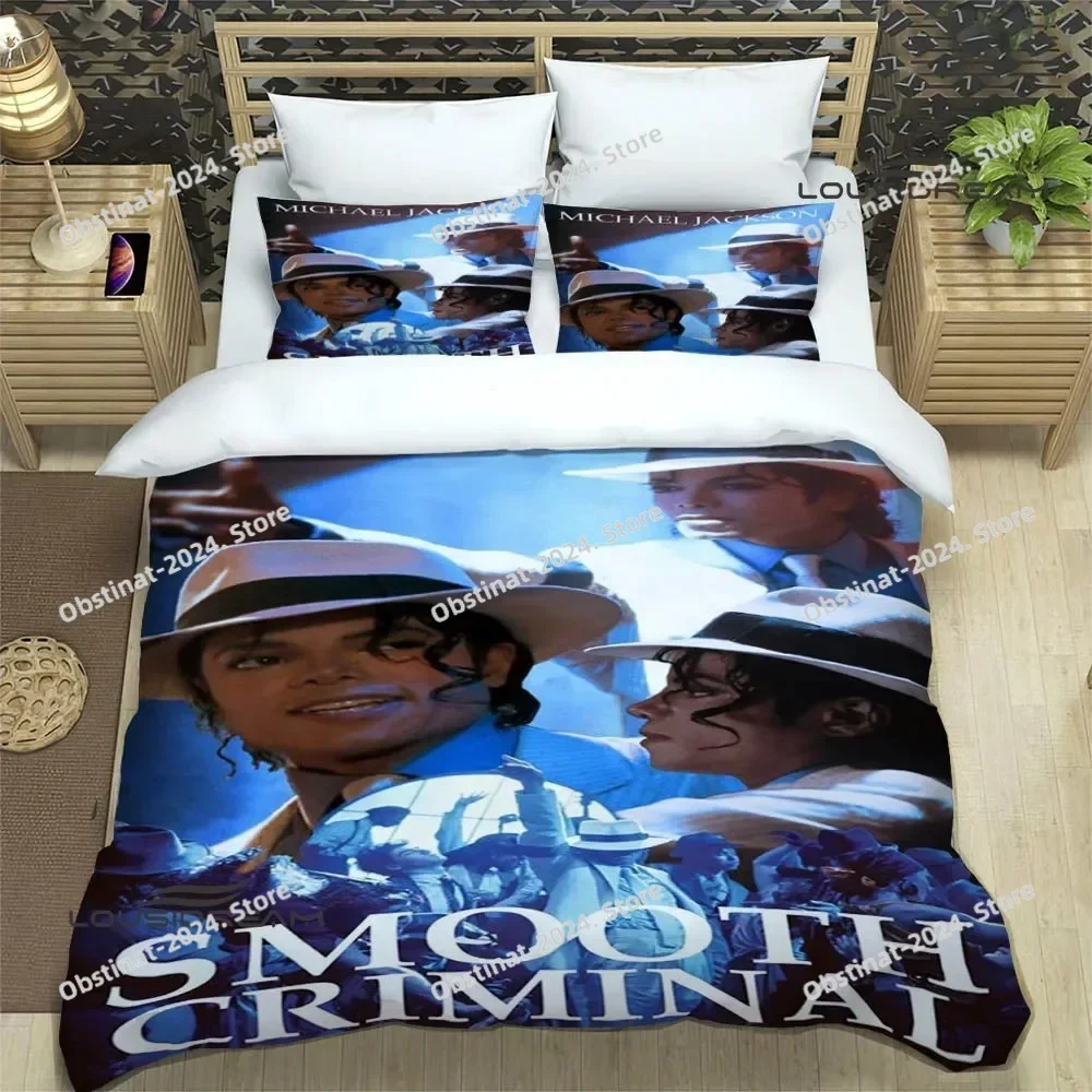 

Michael Jackson printed Printed Bed Set Duvet Cover Pillowcase Bedding Set Bed Linen Sheet Quilt Cover Full Queen King Size