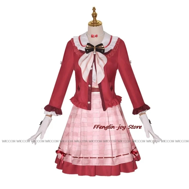 زي تنكري كوكومي للفتيات ، تنورة والزي الرسمي ، مجموعة كاملة من الزي للكرنفال ، فستان هالوين وشعر مستعار ، تأثير جينشين ، شارك سوشيرو