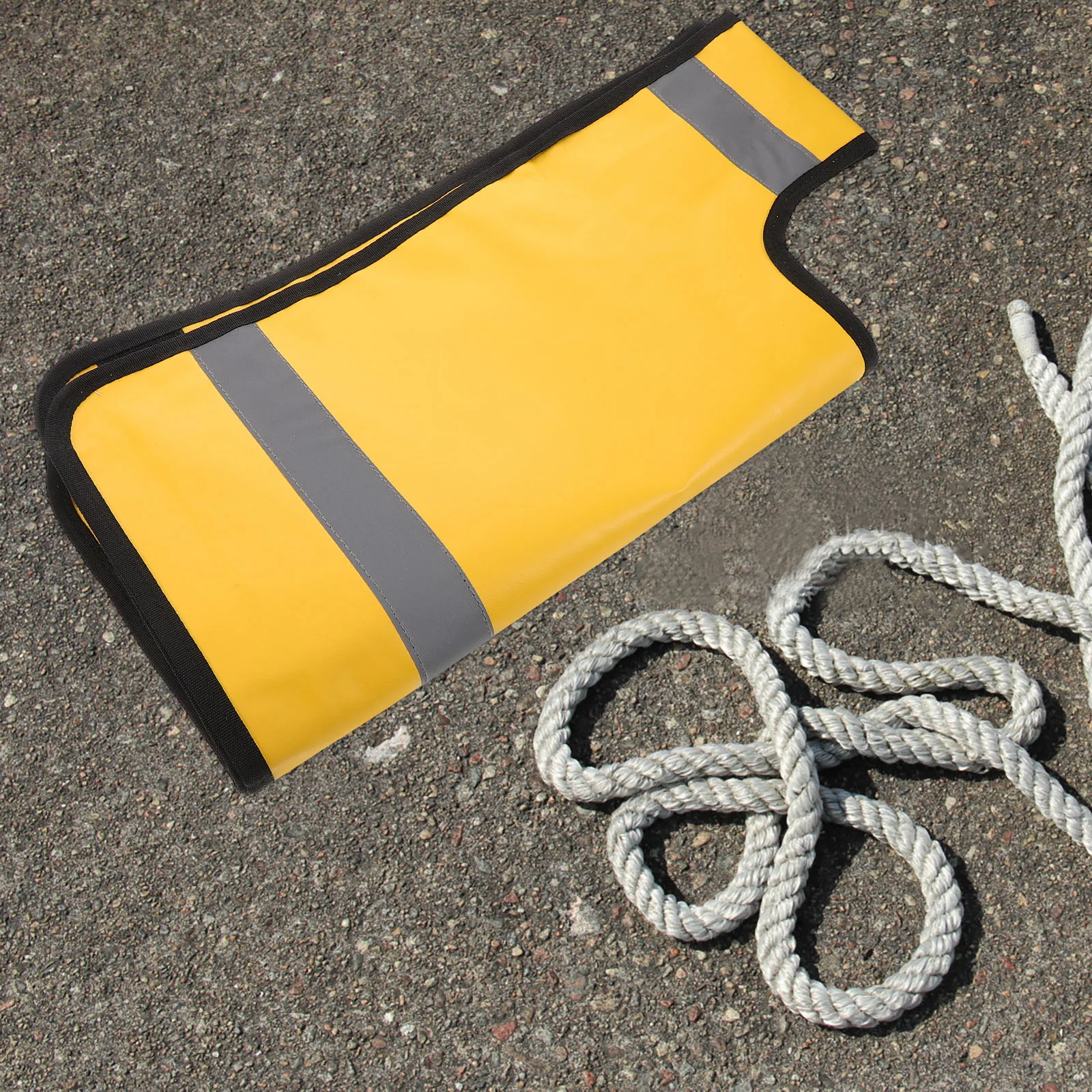 Cushion Pad for Winch Cables Off Road Recovery Kit Synthetic Rope Tow Line Protector Reflective Strips Safety Damper