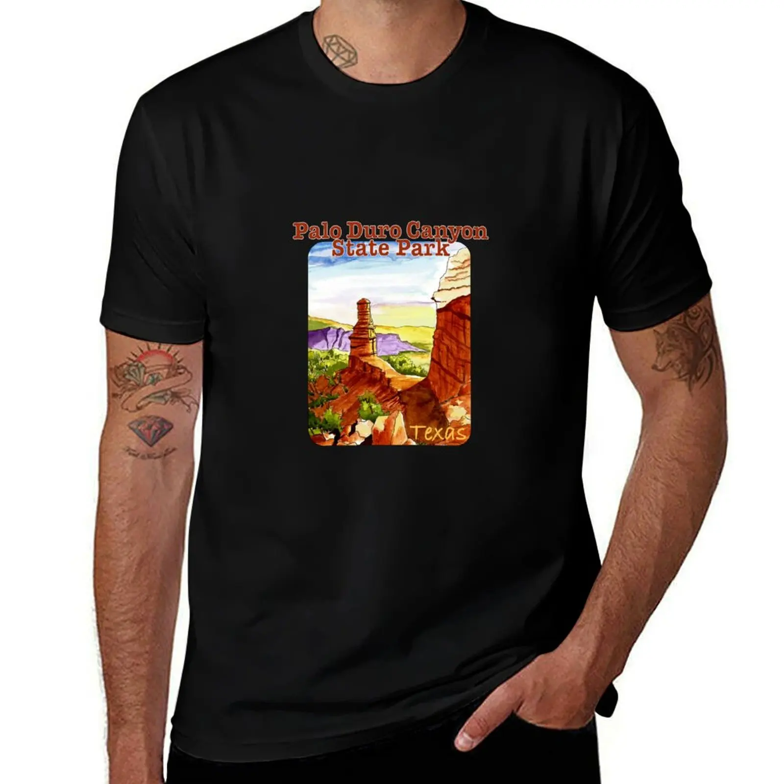 

Palo Duro Canyon State Park, Texas T-Shirt oversized vintage t shirts boys animal print Funny t-shirt outfits for men
