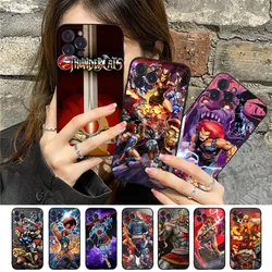 ThunderCats Cartoon Phone Case For iPhone 15 14 11 12 13 Mini Pro XS Max Cover 6 7 8 Plus X XR SE 2020 Funda Shell