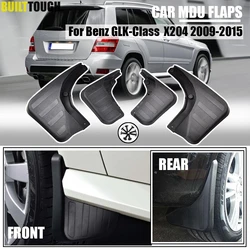 Set Car Mud Flaps For Benz GLK Class X204 2009-2015 W/O Running Board Mudflaps Splash Guards Mud Flap Mudguards 2010 2011 2012