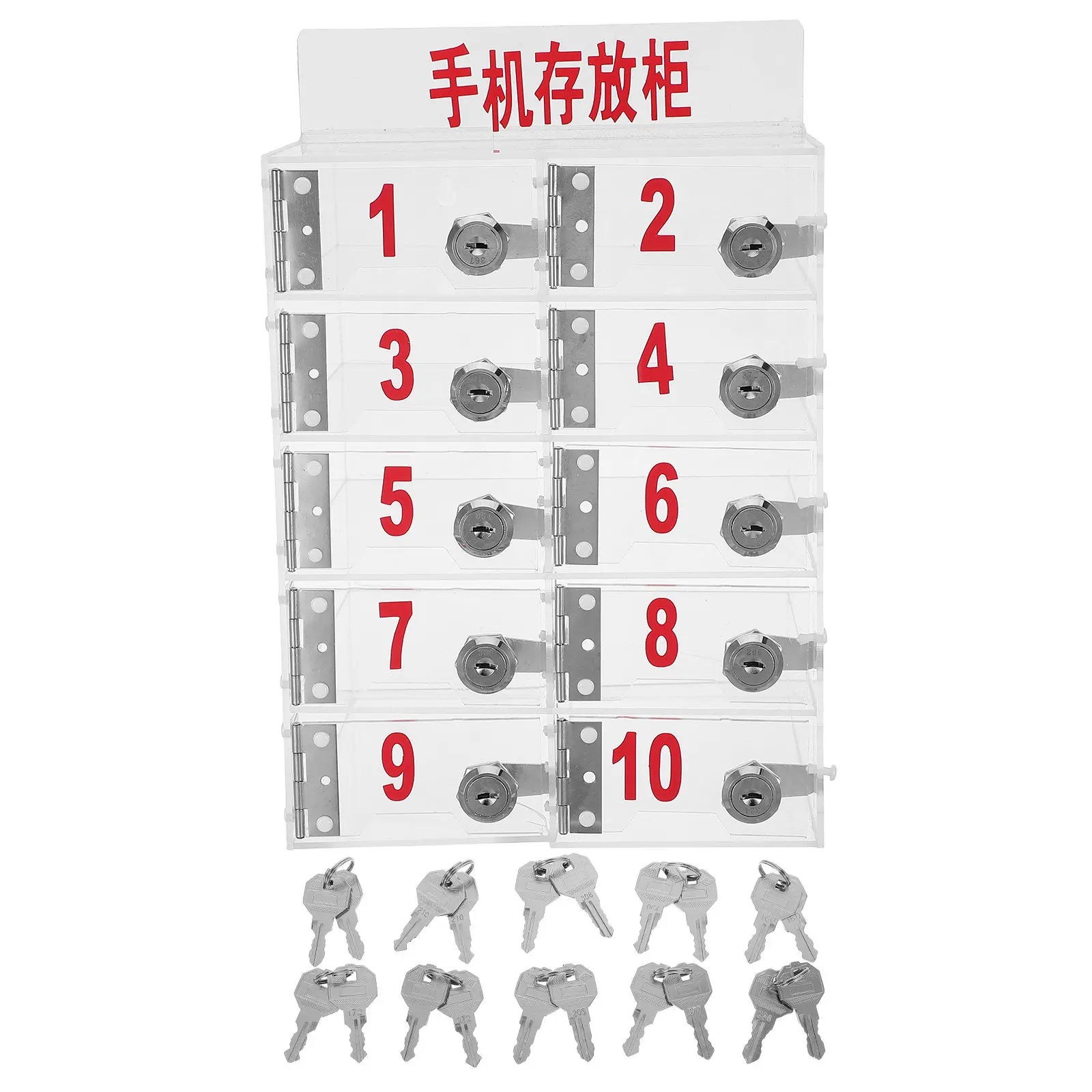 10-slot-clear-acrylic-cell-phone-locker-box-with-lockable-compartments-for-office-school-gym-secure-smartphone-storage-cabinet