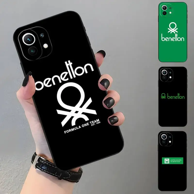 Clothing Brand Benetton Phone Case Funda For Xiaomi Redmi Note 11 11T EPro 10 9 8 6 Pro 10T 9S 8T 7A Silicone Coque