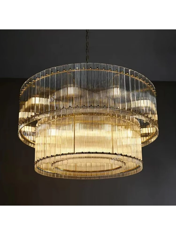 American postmodern lighting luxury crystal chandelier Nordic minimalist E12 living room, dining room, bedroom lighting fixture