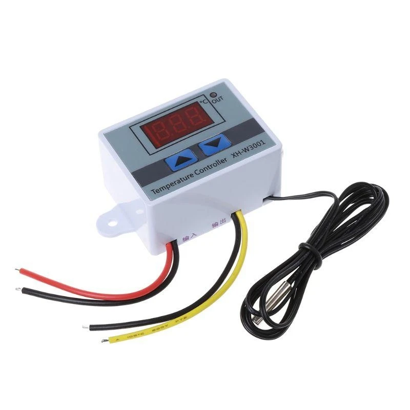 E06B 220V LED Digital Temperature Controller 10A Thermostat Control Switch Probe New