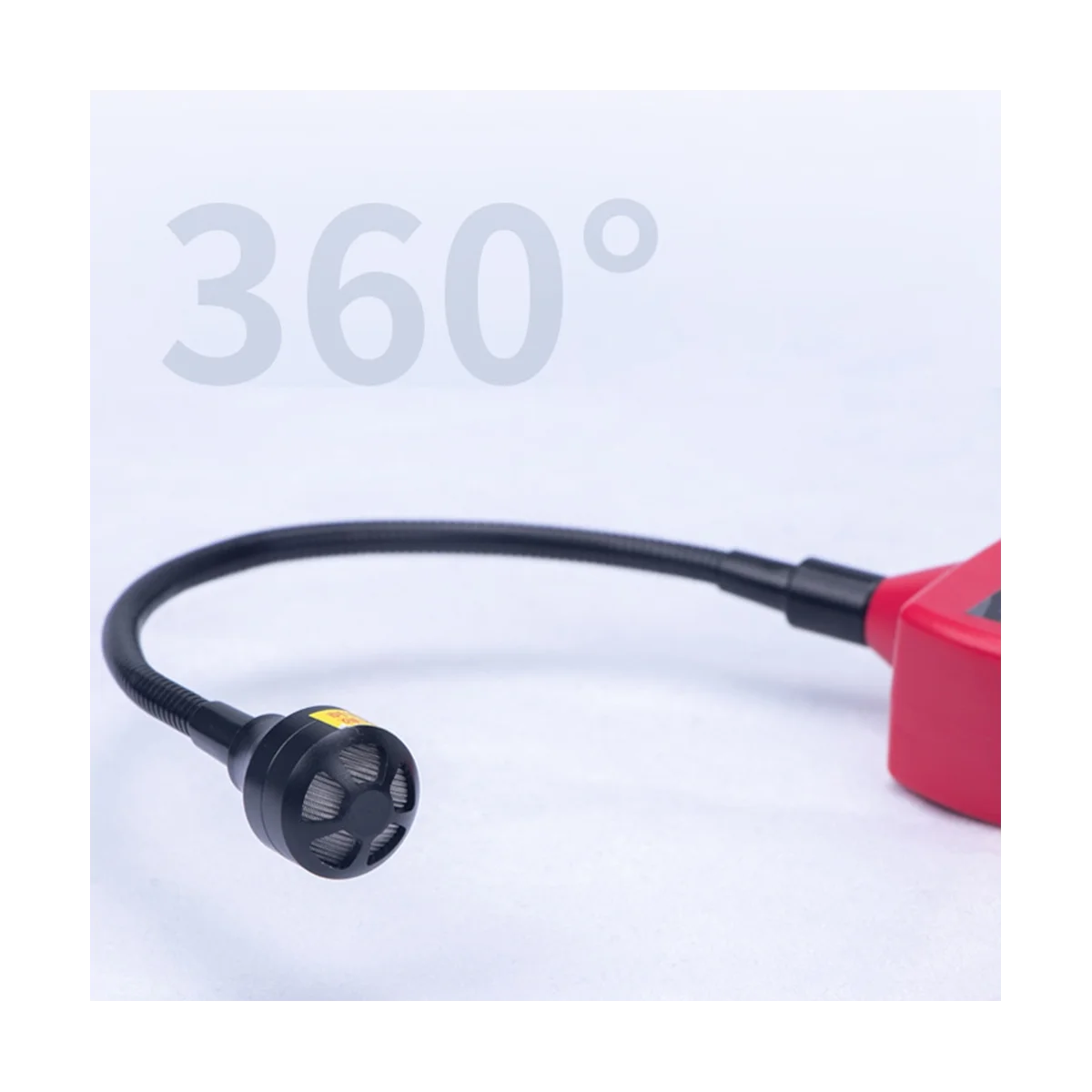 BH-90 Digital Gas Leak Detector 0-10000Ppm CH4 Natural Coal Flammable Combustible Gas Fast Analyzer Sensor(Yellow)