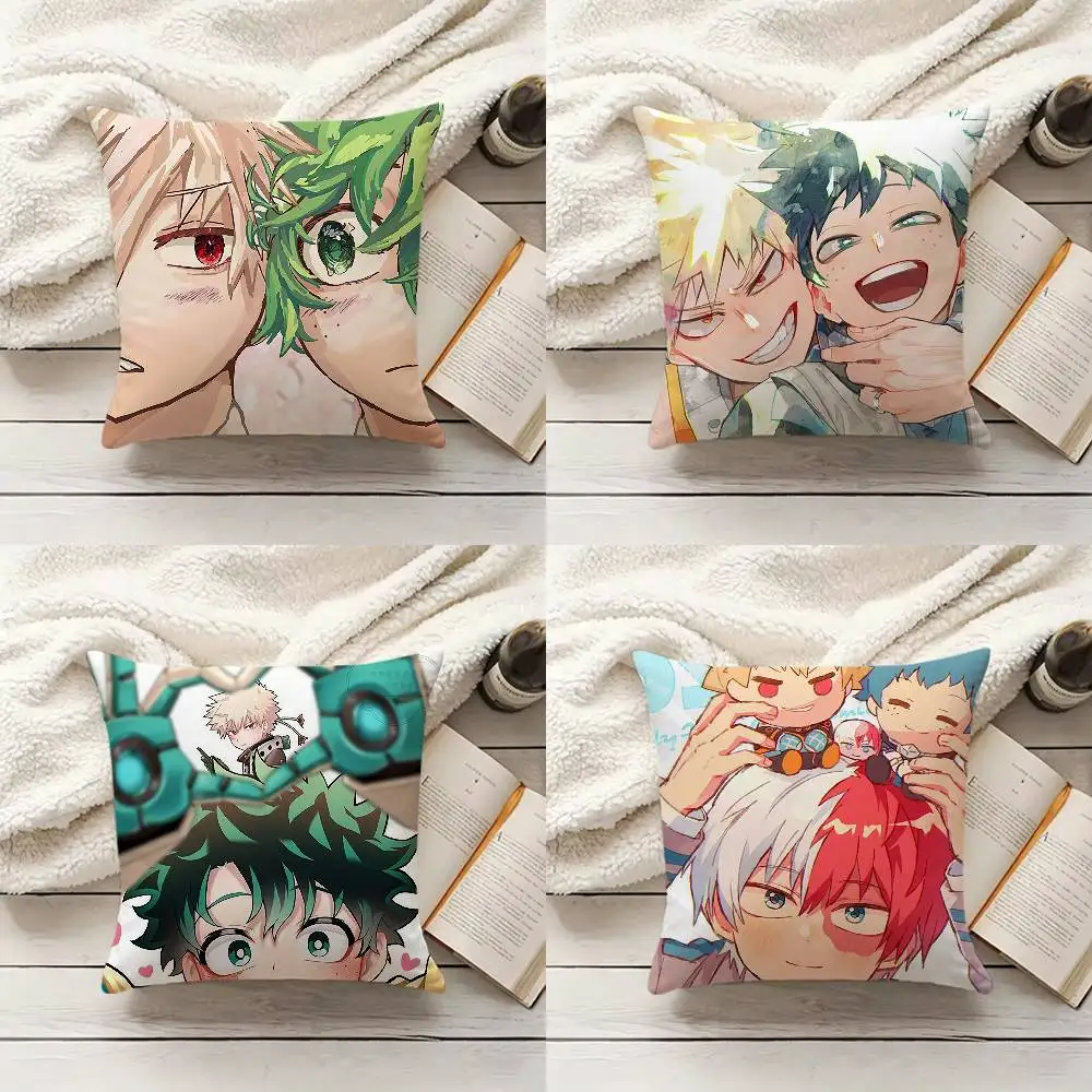 

Deku Bakugou Shouto Hero A-Academia Pillow Cover Sofa Cushion Cover Home Room Decoration Children Gift
