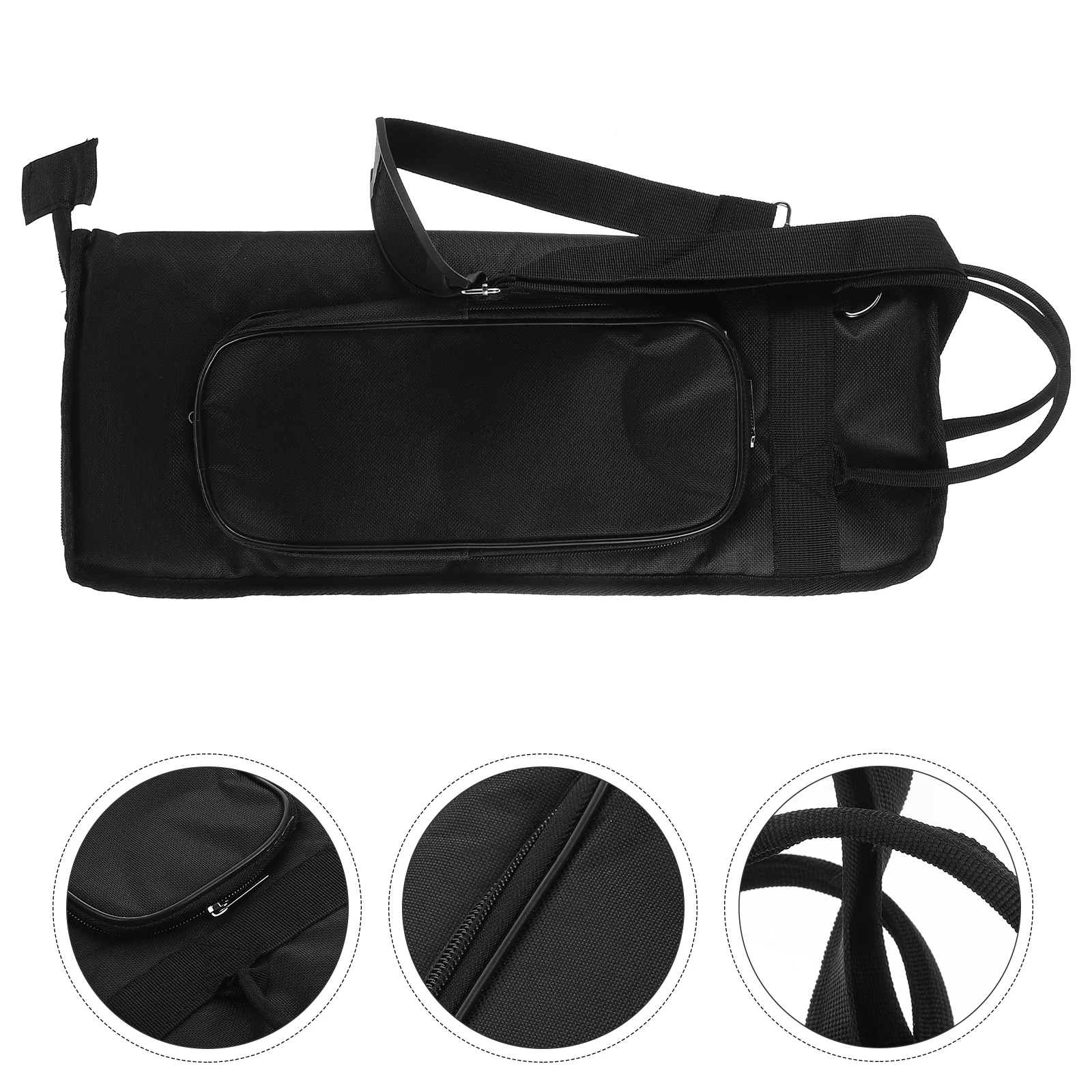 

Drumstick Storage Bag Drumsticks Case Kit Sponge with Shoulder Strap Accessories