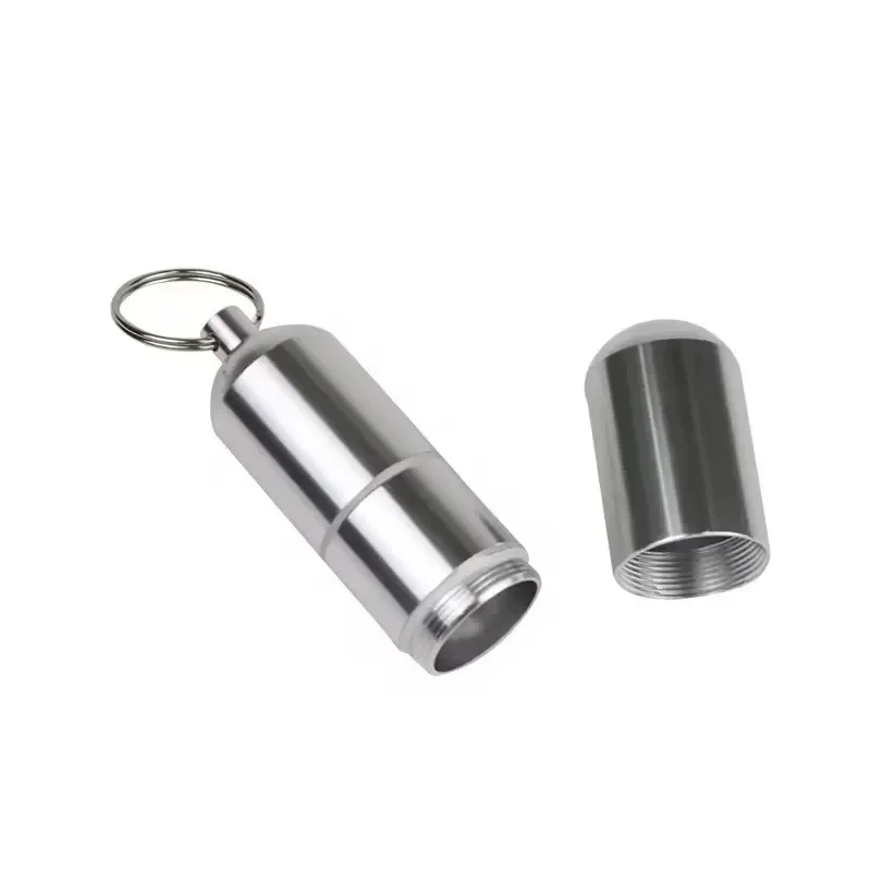 Portable Aluminum Alloy Cigarete Case Waterproof Pill Toothpick Capsule Box Cigarette Accessory Mens Gift Gadgets