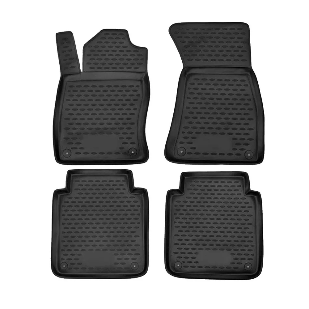 

Floor Mats Liner for Audi A8 L 2002-2010 Black TPE All-Weather 4 Pcs United States