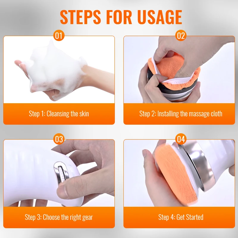 

LESEN Handheld Electric Slimming Massager Vibration Weight Loss Machine For Fat Reduction Helps Eliminate Cellulite Slimming