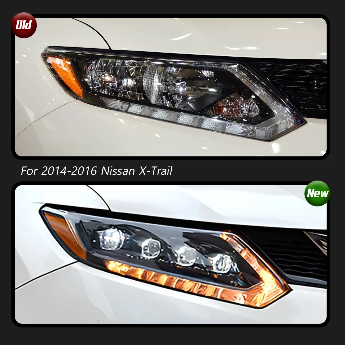 

TYPY новые светодиодные автомобильные фары для Nissan X-Trail, 2014-2016, сигналы, автоаксессуары, дневные ходовые огни