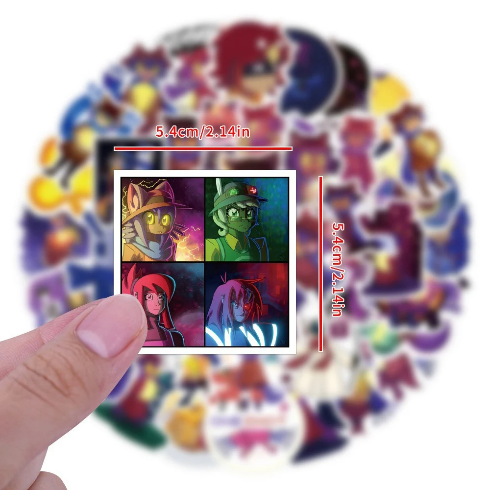 10/30/60pcs Grappig Spel Oneshot Cartoon Stickers Anime Graffiti Decals Skateboard Motorfiets Telefoon Decoratie Sticker Speelgoed geschenken