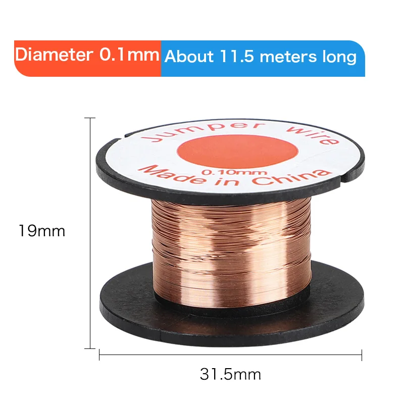 휴대폰 수리 플라잉 와이어 에나멜 와이어 노트북, 마더보드 구리 와이어, 페인트 긁힘 없음, 0.1mm