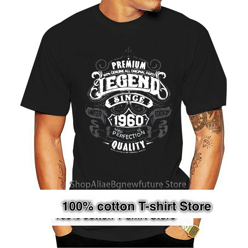 60th Birthday T-Shirt 1960 Mens Funny 60 Year Old Top Premium Legend Since