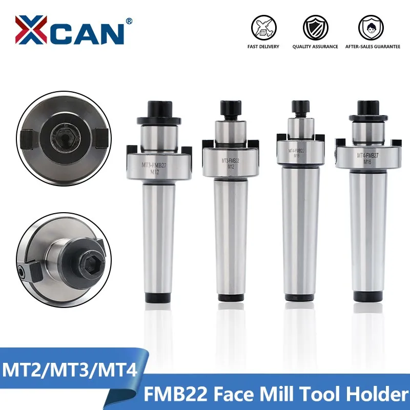 XCAN  Tool Holder FMB22 Face Mill Tool Holder MT2/MT3/MT4 Morse Taper Shank CNC Machining Center Lathe Spindle