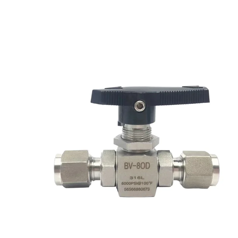 6000 رطل لكل بوصة مربعة ارتفاع ضغط 3 4 6 8 10 12 -20 مم 1/8 1/4 "3/8 1/2" 3/4 1 "ضغط الاتحاد 316L الفولاذ المقاوم للصدأ اغلاق الكرة صمام #2