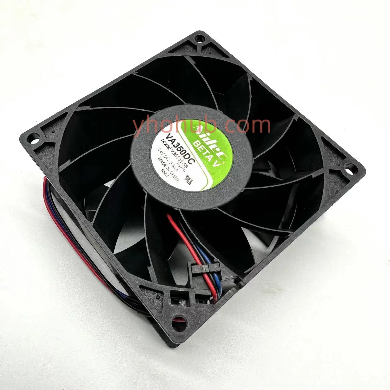 

Nidec V35131-58 PW1F DC 24V 0.53A 90x90x38mm 3-Wire Server Cooling Fan