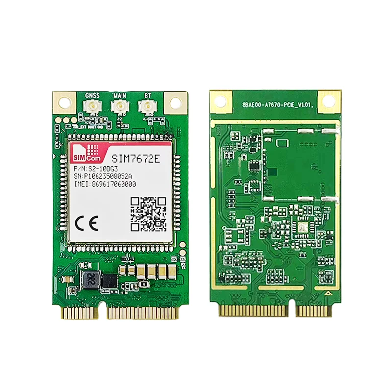 SIMCOM CAT1โมดูล LTE SIM7672E-MNGV PCIE