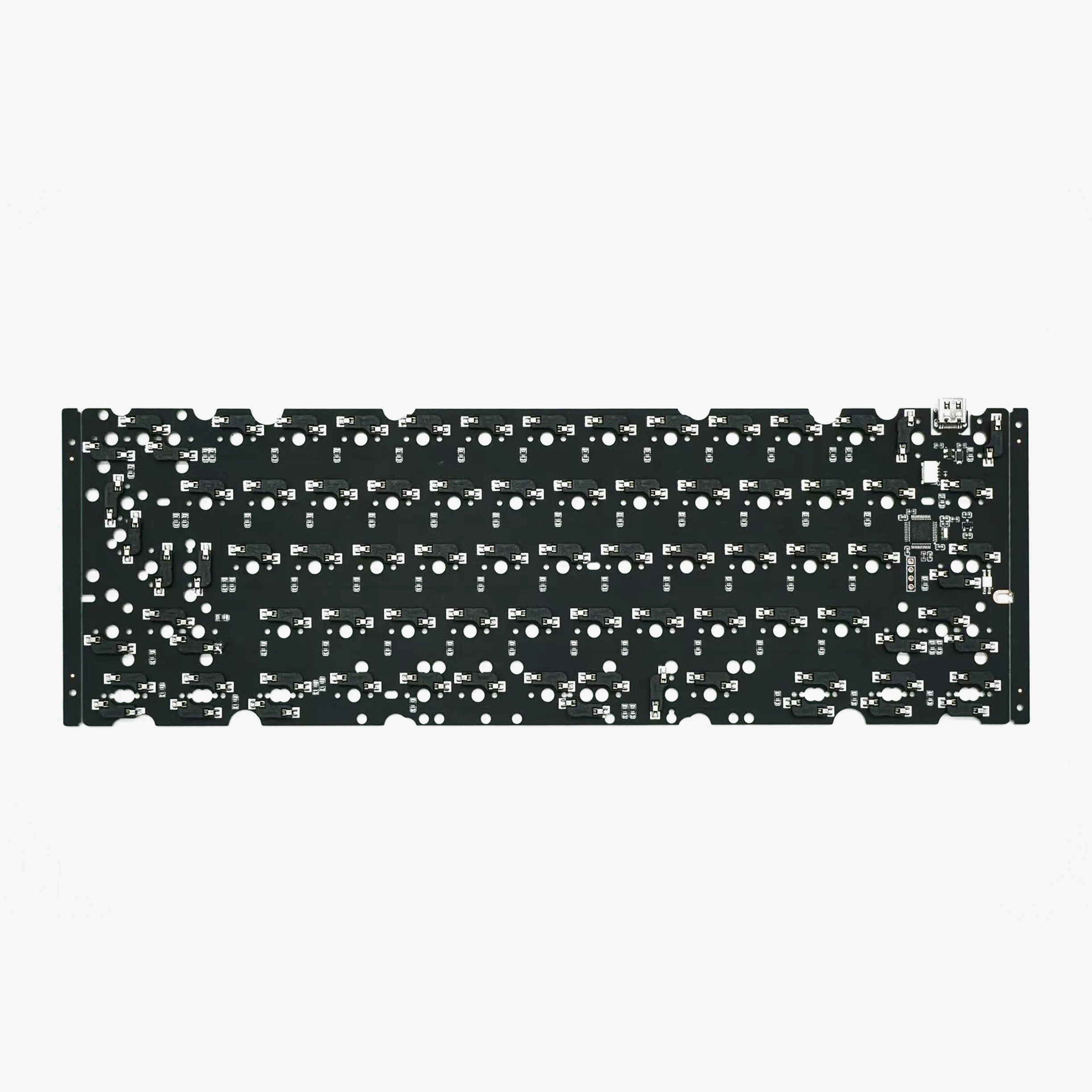 Keebox BOX60 Mechanical Keyboard DIY PCB Hot Swappable For GH60 Daughterboard Ai03 Fly FR4 CEM3 PCB Support QMK VIA