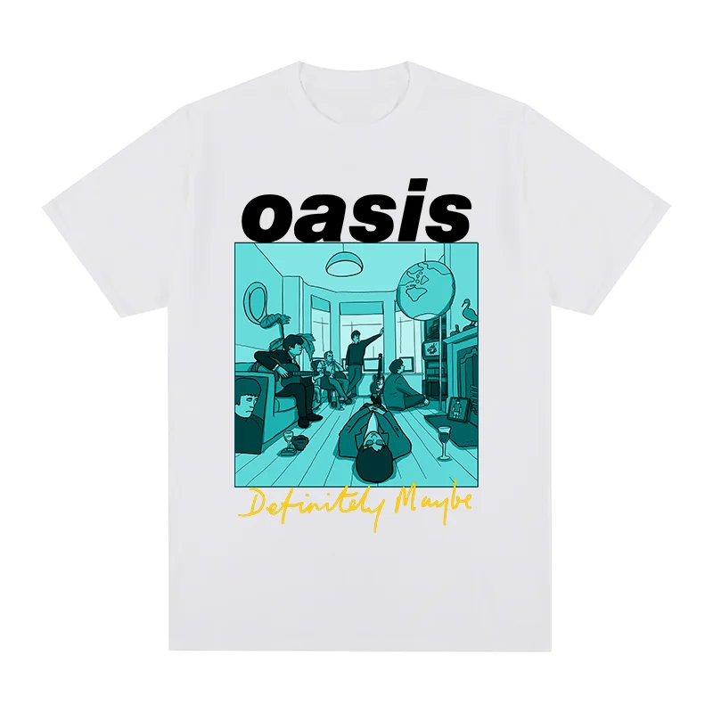 O-واحة تي شيرت تقليدي بالتأكيد ربما فرقة عمل فني مضحك الملابس هدية فكرة القطن الرجال تي شيرت جديد تي شيرت المرأة بلايز