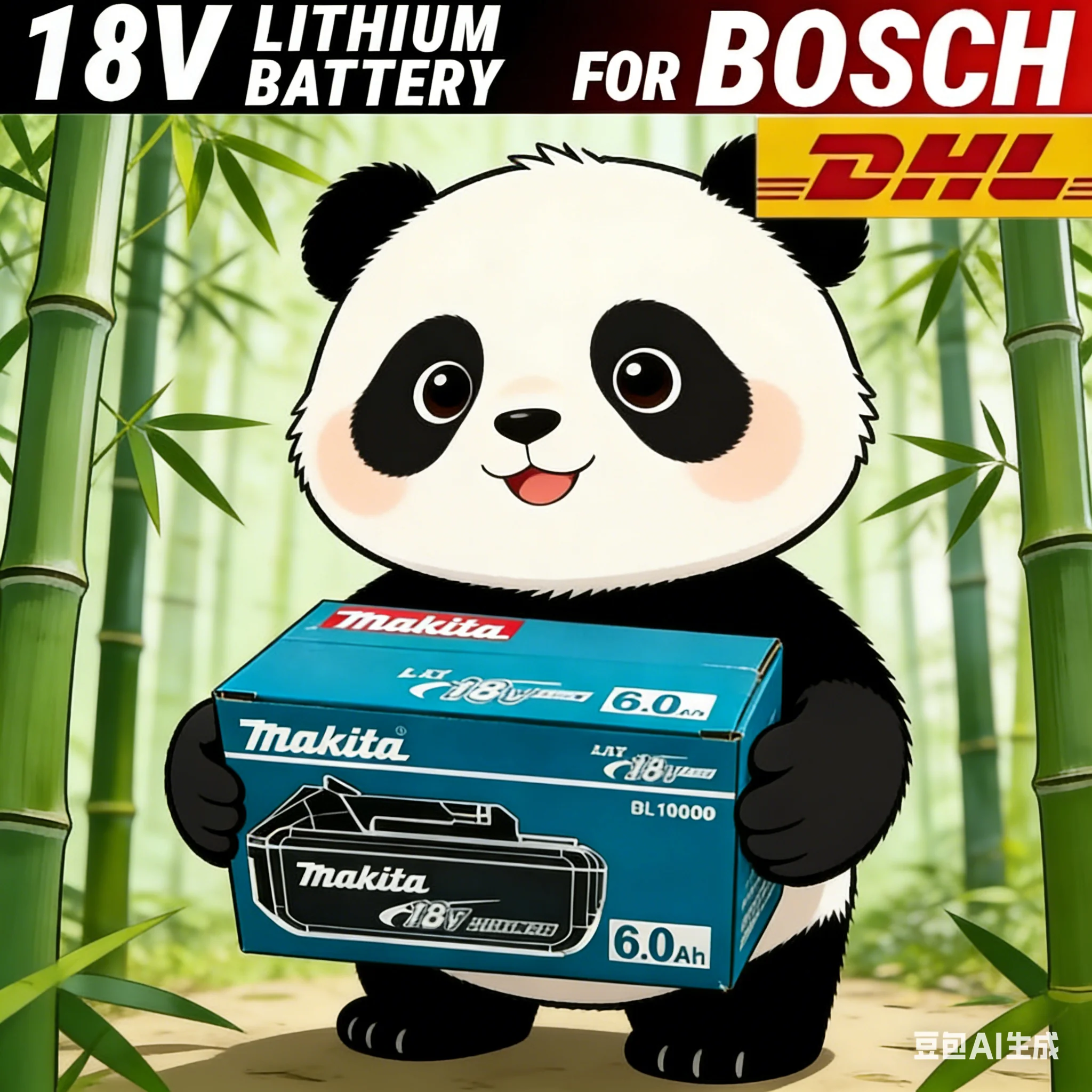 

100% original Makita 18V battery 6AH/5AH LXT 400BL 1830B BL 1850B BL 1840BL 1860BL 1815 Replace the lithium battery.