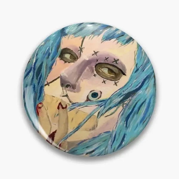 Sally Face Sal Fisher Sf Sallyface Super Hey Soft Button Pin Customizable Jewelry Cartoon Brooch Gift Decor Clothes Creative Hat