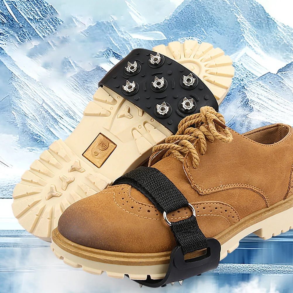 

Crampon Shoe Covers Spike for Shoes Spikes Ice Grippers Crampons Snow Grips Outdoor Anti-slip Boots Men