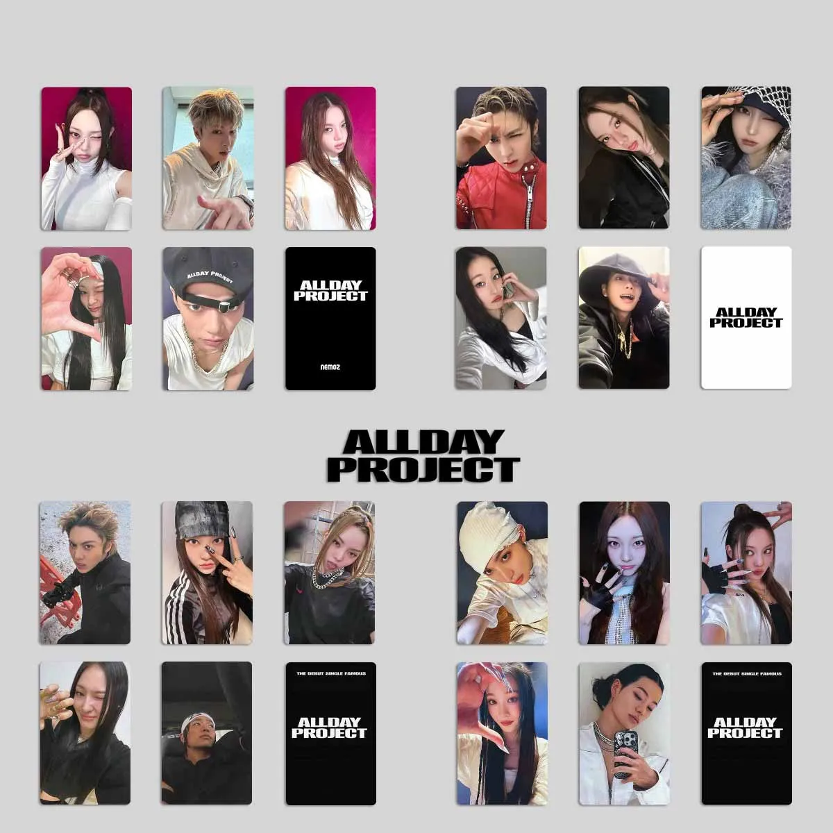 

Kpop Youngseo Annie Woochan фотокарточки список известный альбом YETI POWER STATION Ver карты для селфи ALLDAY PROJECT открытка подарки для фанатов