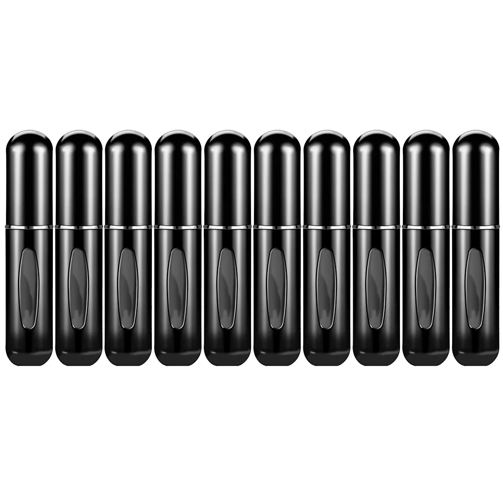 

10PCS 5ml Mini Perfume Atomizer Portable Liquid Container For Cosmetics Traveling Aluminum Spray Empty Refillable Spray Bottle