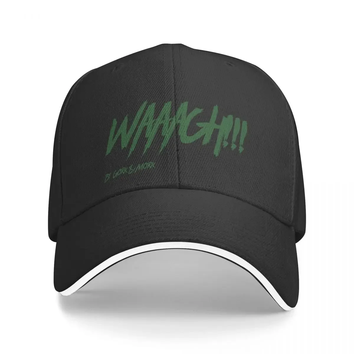 Waaagh!!! By Gork&Mork - Dark Green Cap Baseball Cap designer hat sun hat winter hat for man Women's