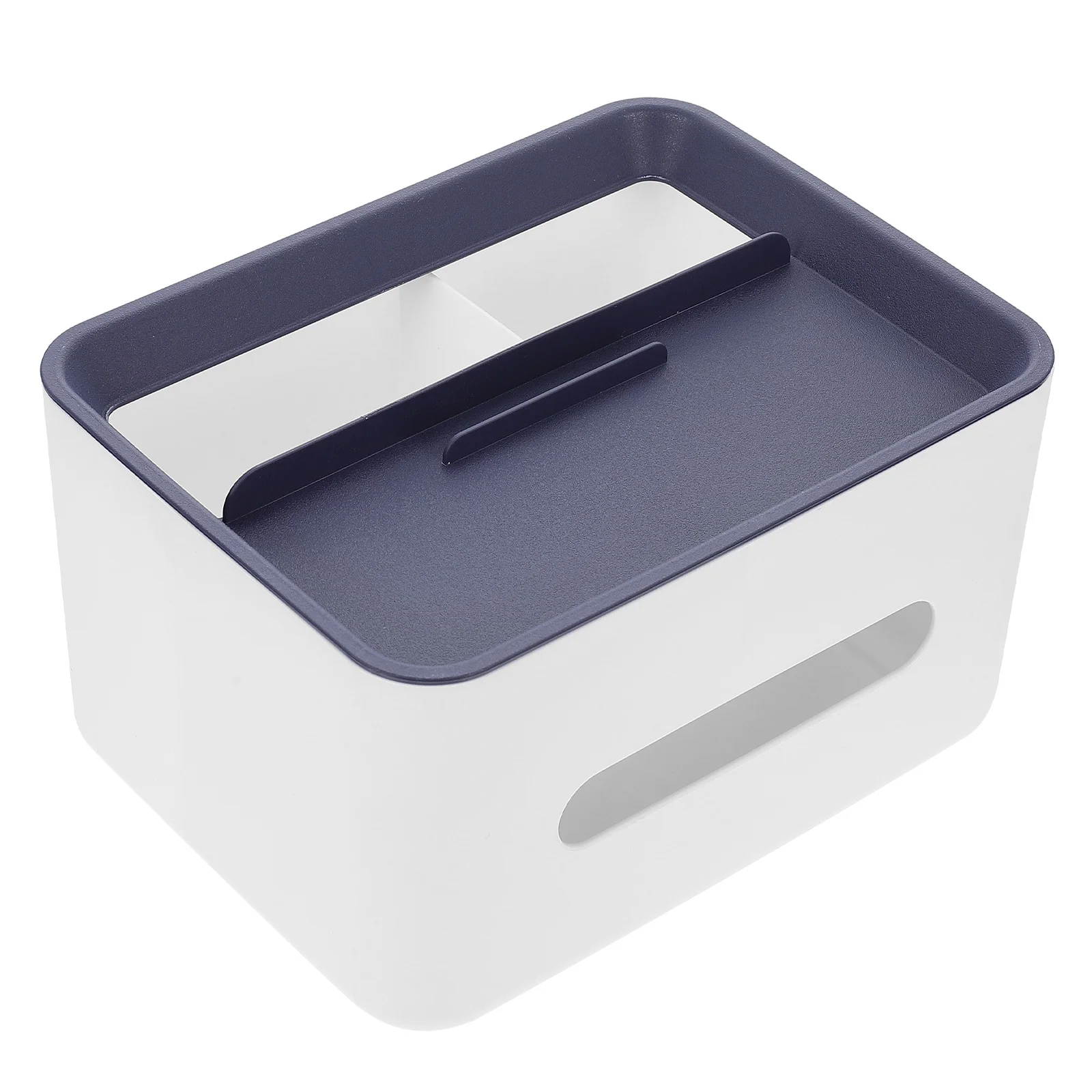 موزع مناديل PP منظم سطح المكتب صندوق تخزين متعدد الشبكات حامل جهاز التحكم عن بعد حامل هاتف للمكتب المنزلي #2