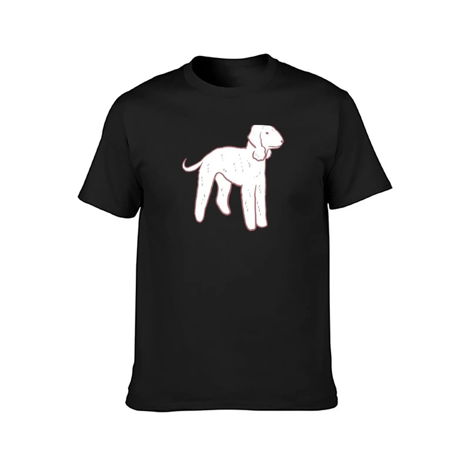 bedlington terrier dog drawing T-Shirt blanks sublime customs design your own tshirts for men