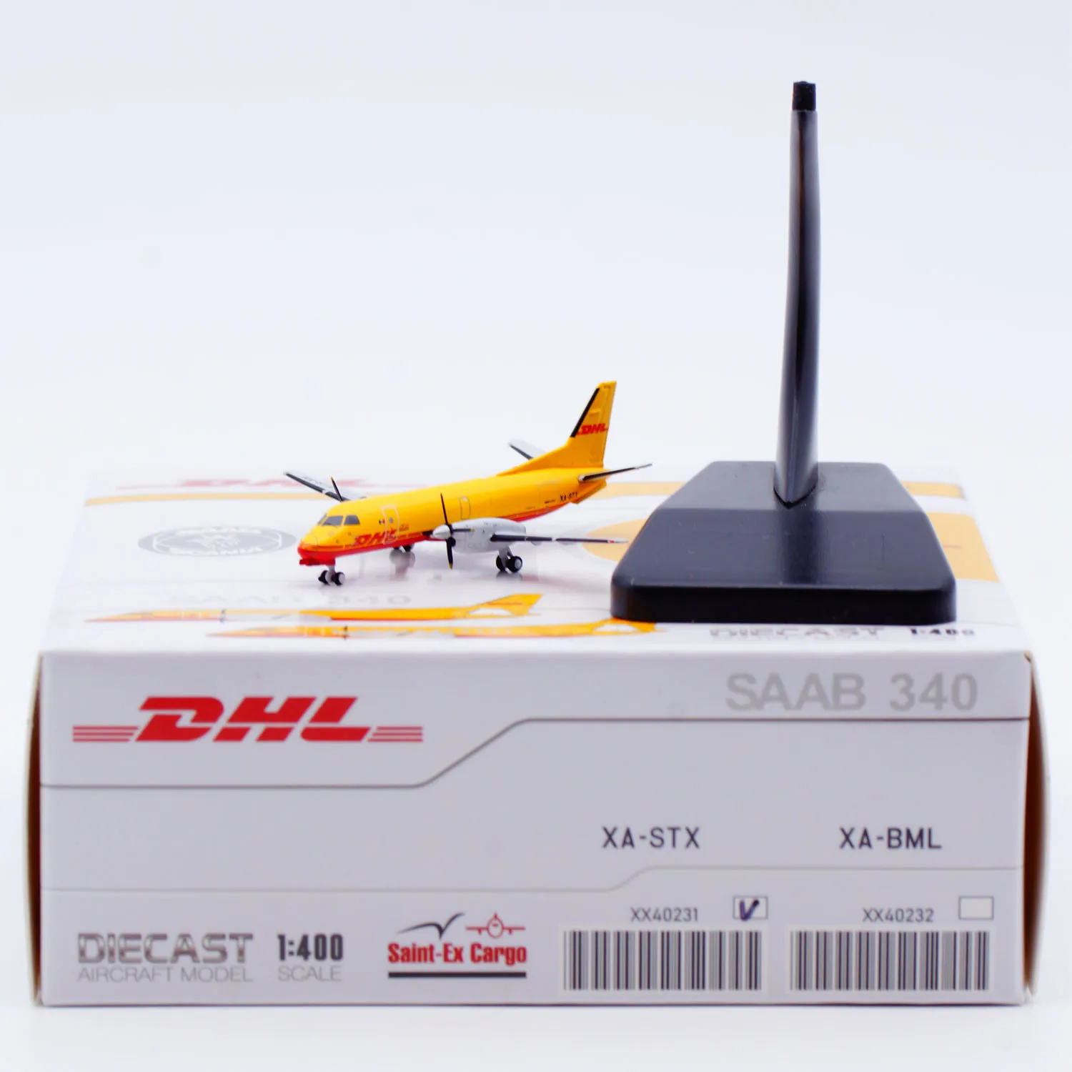 xx40231-alloy-collectible-plane-gift-jc-wings-1-400-dhl-saab340a-f-diecast-aircraft-model-xa-stx-with-stand