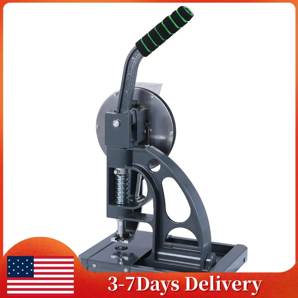 

Полуавтоматический пресс для установки люверсов на тенты с 5000 металлическими люверсами (10 мм) и инструментом для пробивки отверстий для ткани, кожи, баннеров, DIY проектов