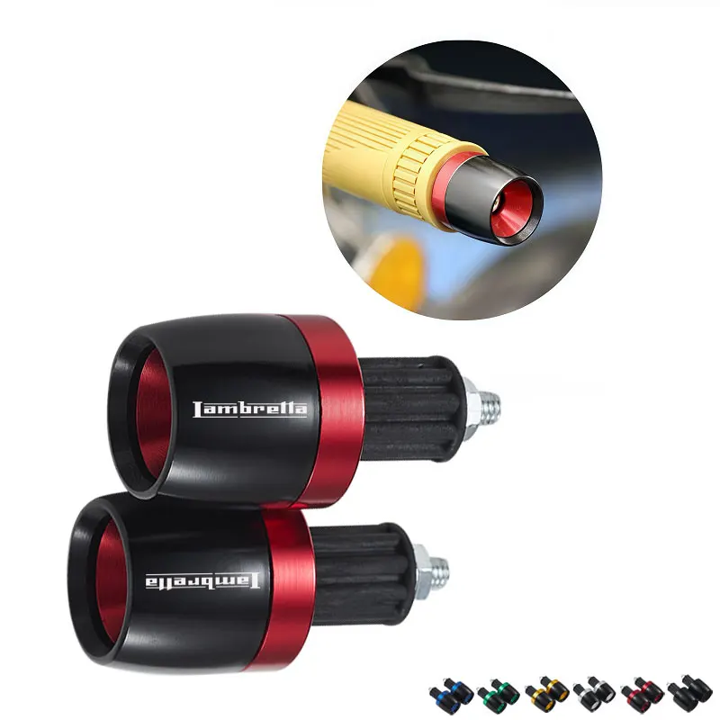 

2025 New Motorcycle Handle Bar End Weight Handlebar Grips Cap Plug For Lambretta G350 X300 G 350 X 300 Accessories