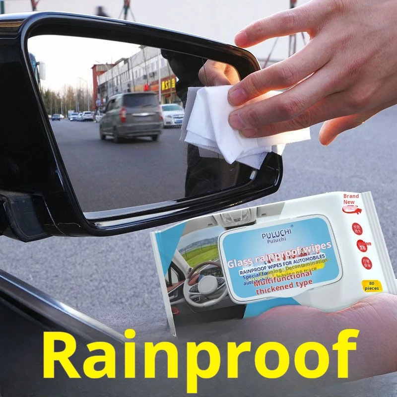 Car anti-fog wipes Windscreen anti-fog wipes Rain film rearview mirror waterproof wipes Auto parts