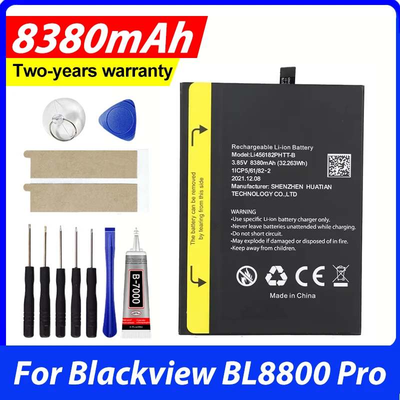 New Battery For Blackview BV7100 BV7200 BV8800 BL8800 Pro BV8900 Pro S80 Mobile Phone Bateria With Tools view 4