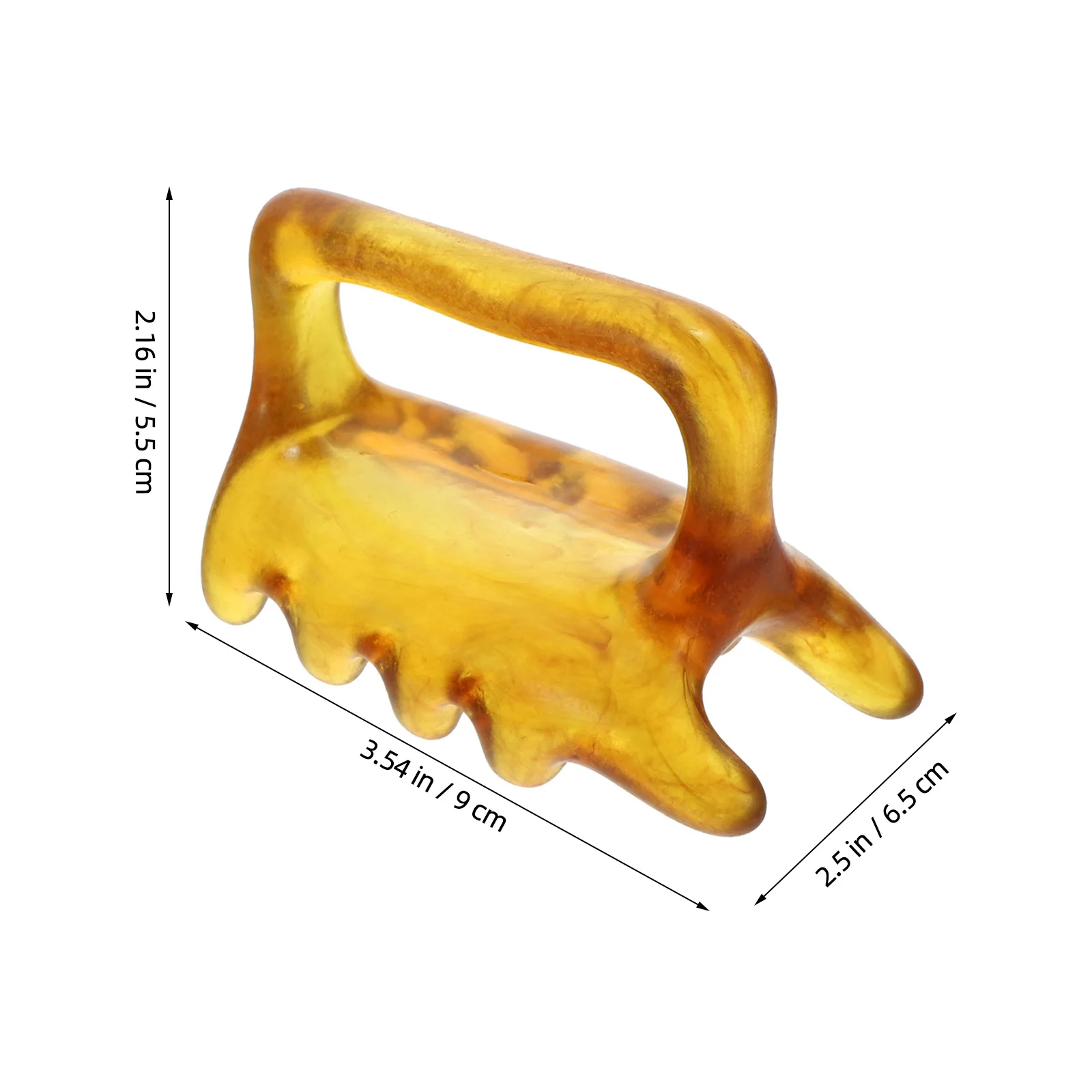 1Set Rugmassagers Hars Nek Schouder Massage Tool voor Acupunt Druk Guasha Ontspanning Pijnbestrijding Rugmassagers