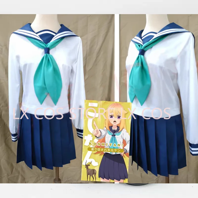 New Anime My Deer Friend Cospaly Nokotan Torako Koshi Noko Shikanoko  sailor suit  Costume Clothing