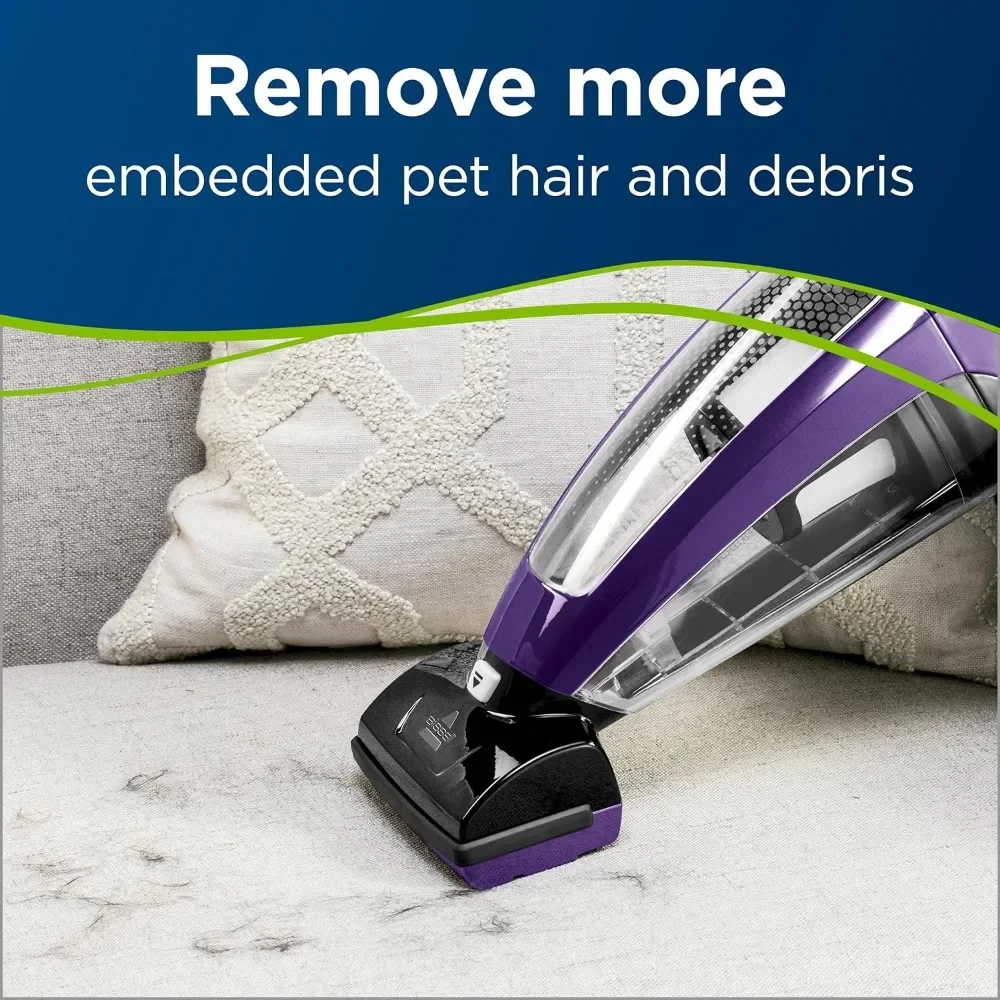 Vacuum Cleaners, Pet Hair Eraser Lithium Ion Cordless Hand Vacuum, Purple, Vacuum Cleaners