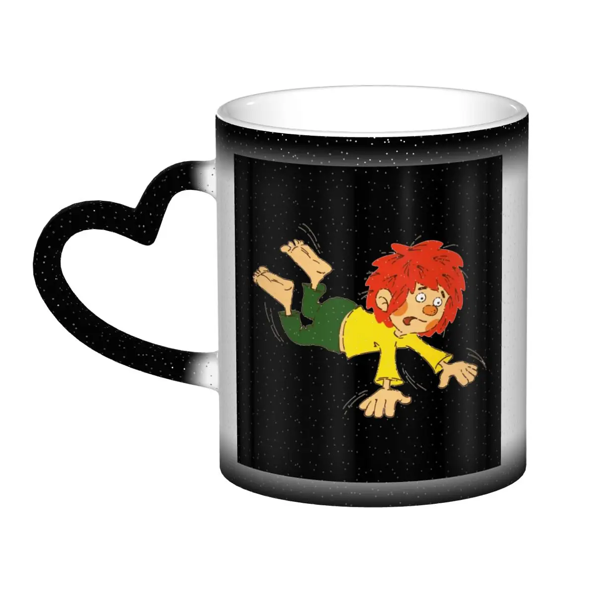 

Pumuckl падающая кружка, забавные керамические кофейные чашки, чайные кружки, чашка для молока, посуда для напитков, подарки для женщин и мужчин