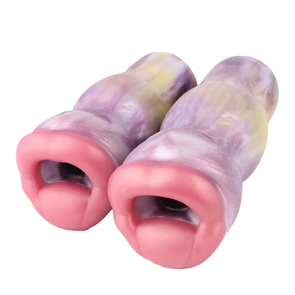 FJBHBD Powerful Vacuum Oral Stroker Fantasy Lip Silicone Masturbator Deep Throat Intense Stimulation Adult Pleasure Toy For Male 4